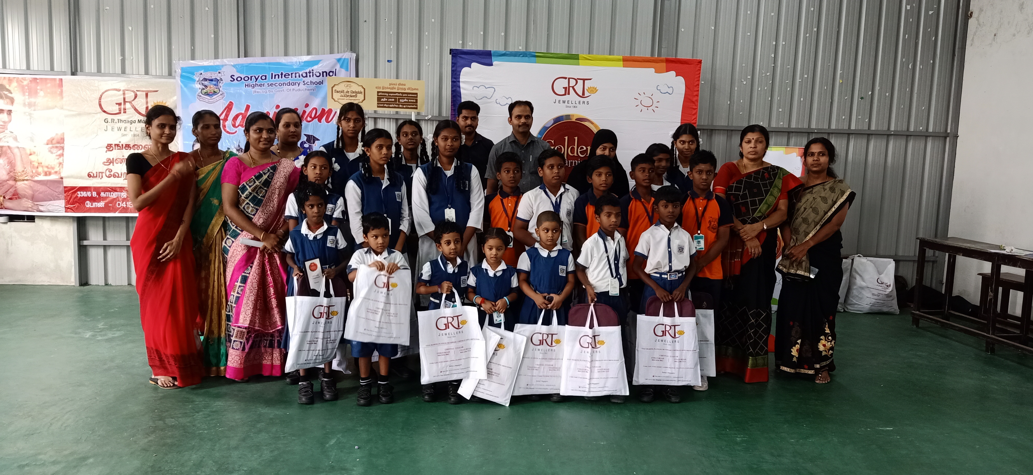 picture of students who are won in GRT competition