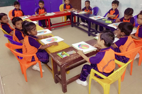 kindergarden childrens Learning