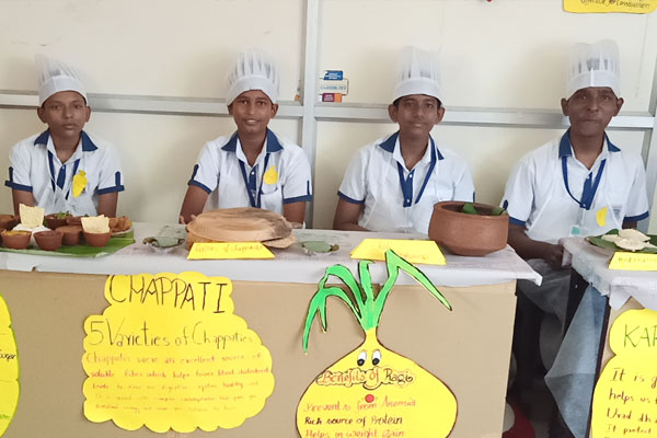 Soorya international School top school in pondicherry food expo